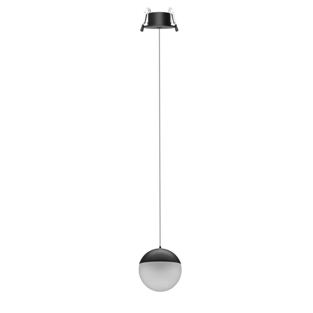 Светильник встраиваемый 9*263,4 см, вр 5 см, *LED*10W, 3000K, Mantra Kilda MAN8436, черный