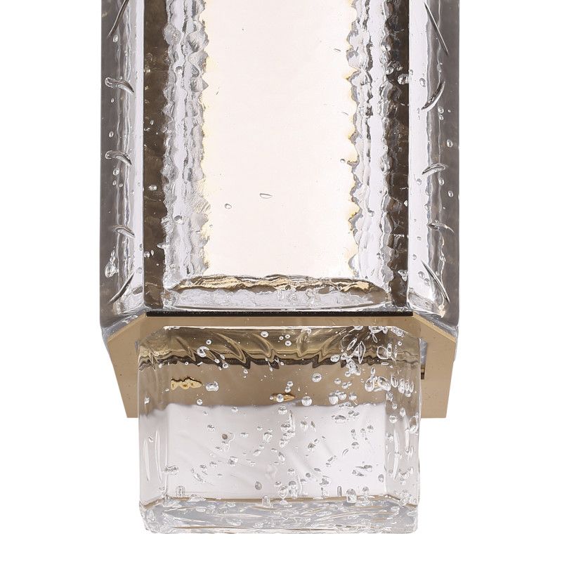 Бра 8,5*10*42 см, 1*LED*11W, 3000K, ST-Luce Eis SL6140.301.01, латунный