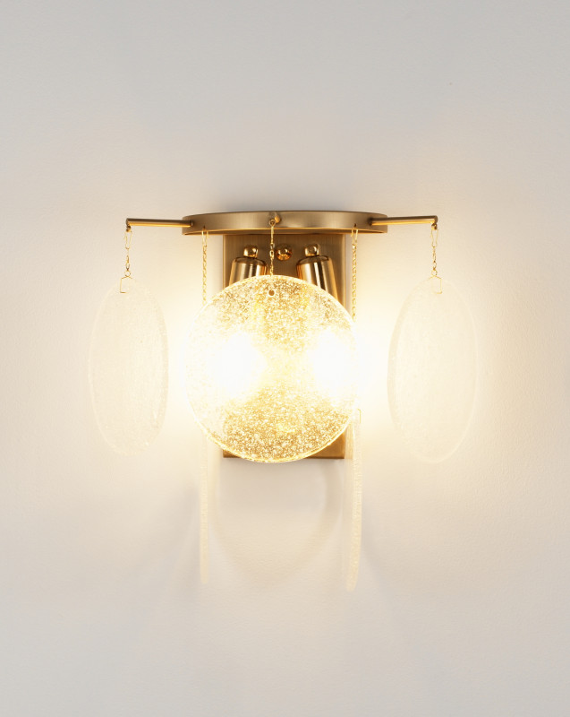 Бра 32,4*30 см, E14 80 W, Moderli Classic V9031-2W Латунь