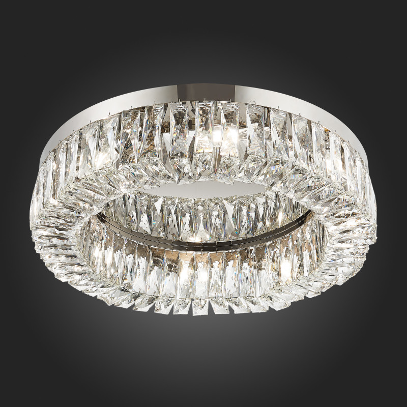 Люстра потолочная 62 см, 320W, ST LUCE Rifrazio SL1226.102.08 Никель