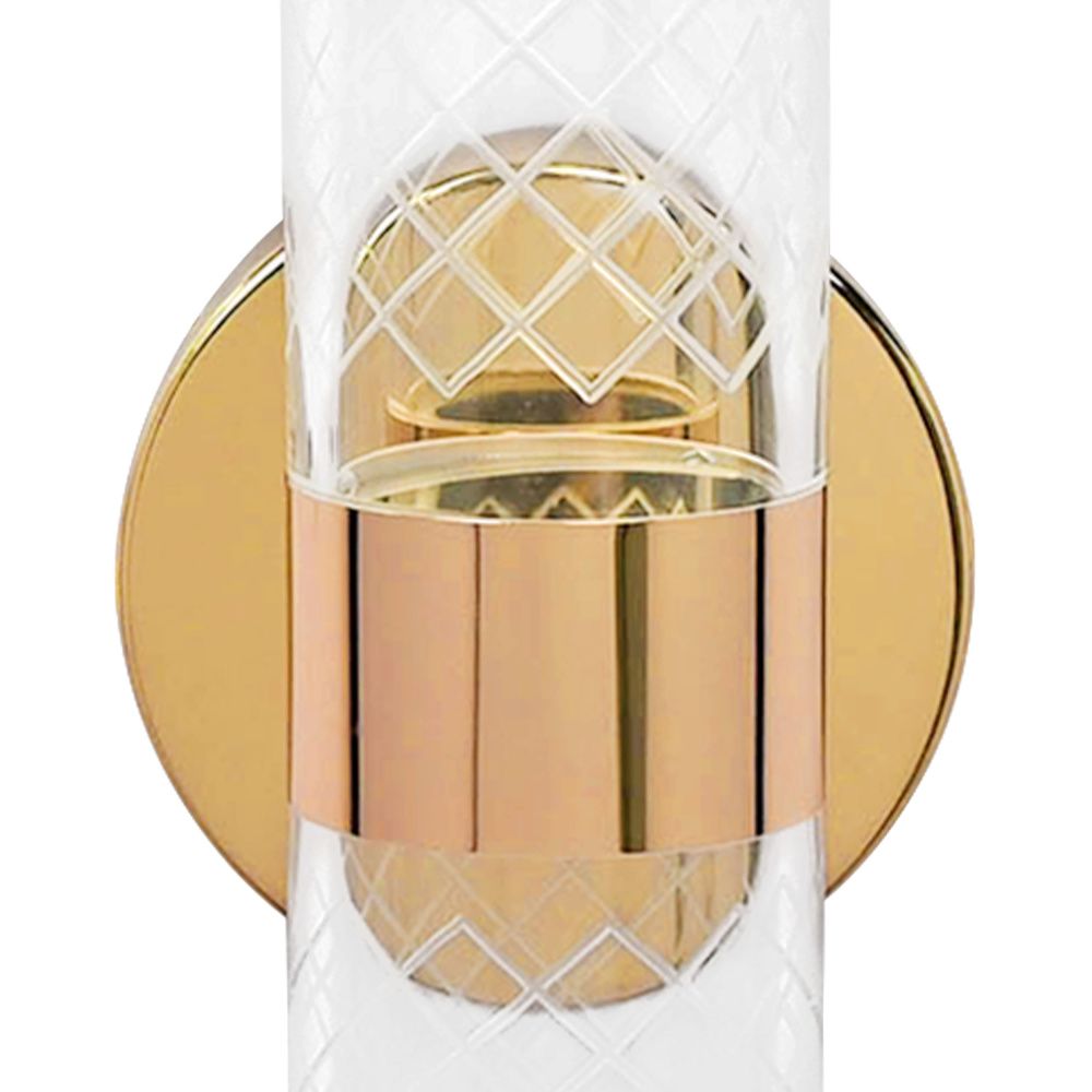 Бра *10*29 см, *8W, 2700/4200/6400K, Lightstar Acrile 737652, Золото