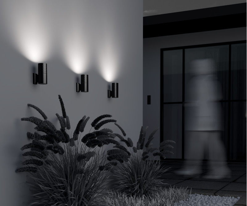 Светильник настенный 6,5*6,5*14,5 см, 1*GU10, 50W, Maytoni Bowery O583WL-01B черный