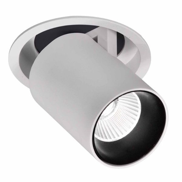 Светильник встраиваемый 10*11,7 см, вр 9,5 см, *LED*12W, 3000K, Mantra Garda MAN6402, белый