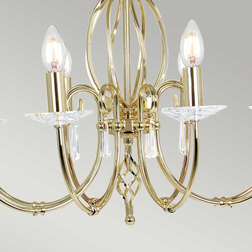 Люстра Elstead Interior, Арт. AG8-POL-BRASS