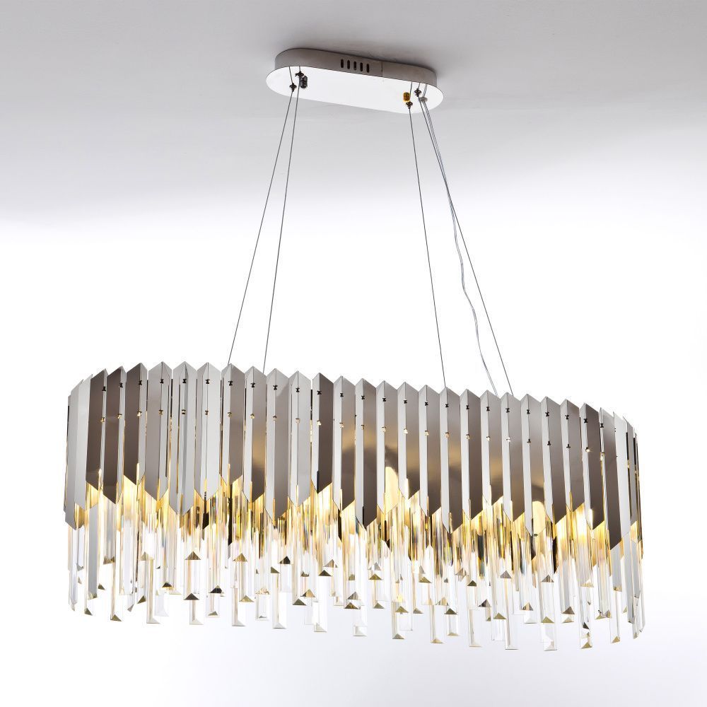 Люстра 80*35*- см, 10*Е14*40W, Modelux  ML.20207.10 CR, Хром