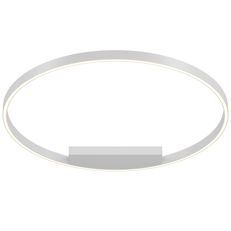 Накладной светильник 80*80*3,5 см, LED, 48W, 3000К-4000К ,Maytoni Rim MOD058CL-L50WK белый