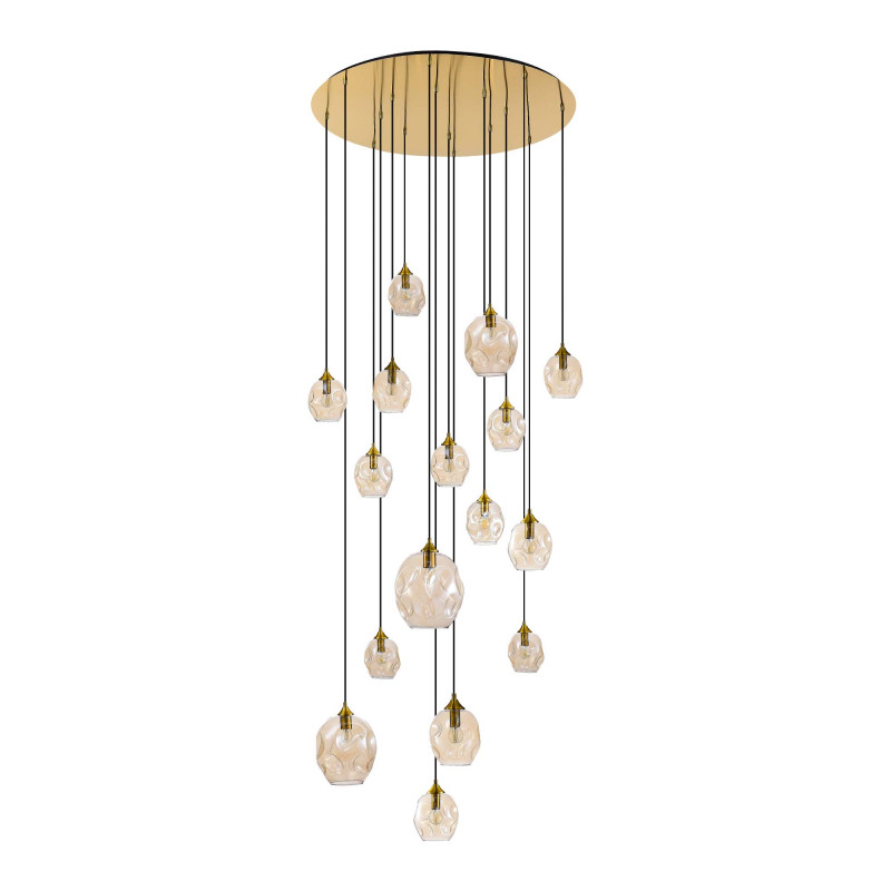 Люстра подвесная 117 см, ST LUCE IDESIA SL1188.303.16 Латунь