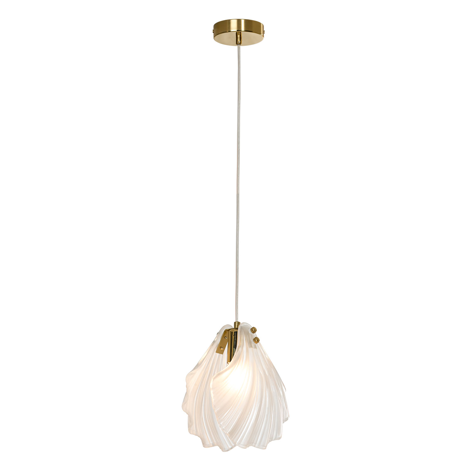Подвесной светильник 20 см, Lussole HESPERIA LSP-8834 блестящее золото