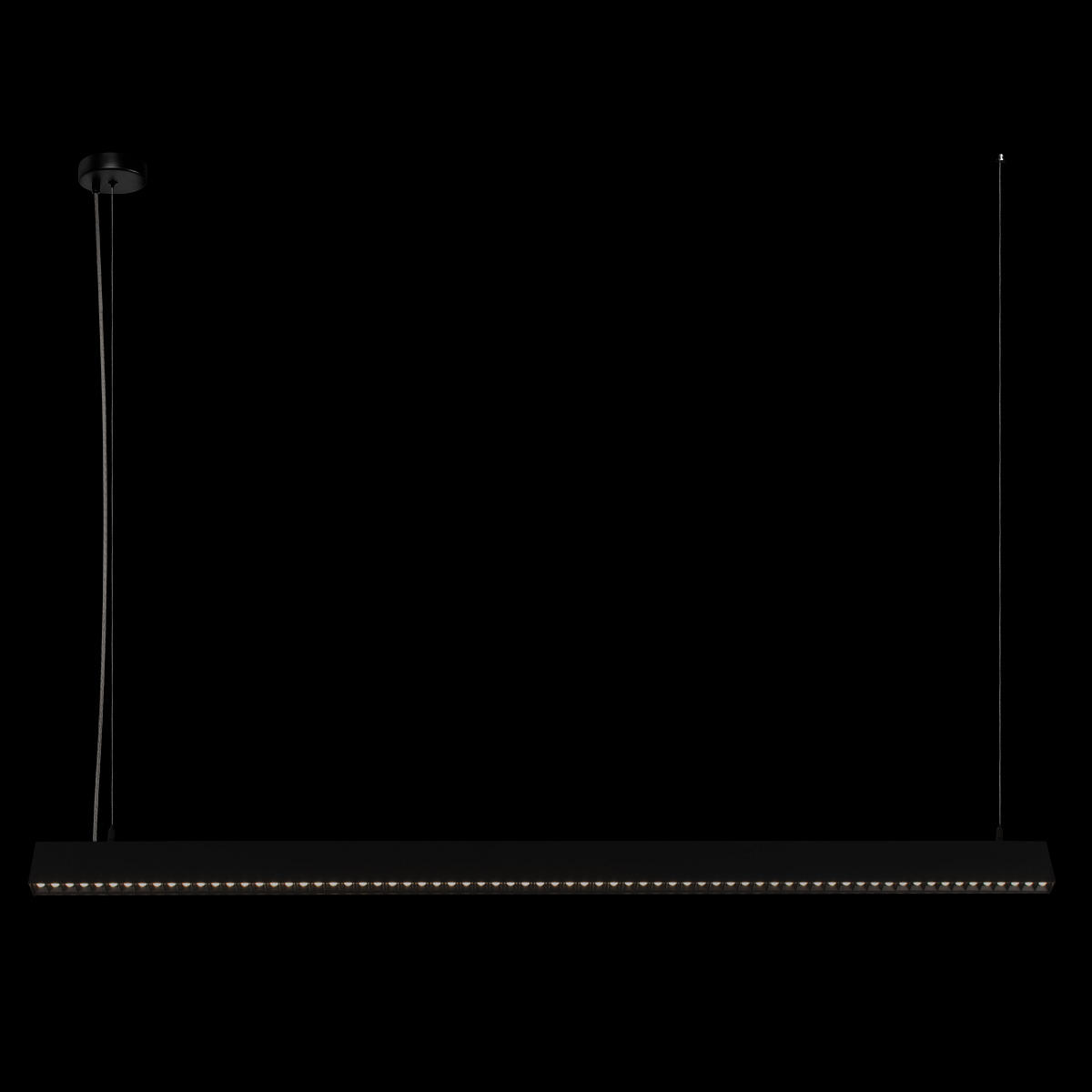 Подвесной светильник 120*4,5*7,5 см, 1*LED*40W 4000K LOFT IT Vim 10318/B Black черный