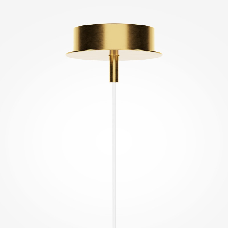 Подвесной светильник 14*14*360 см, LED, 3000К, Maytoni Foresight MOD347PL-L8BS3K латунный