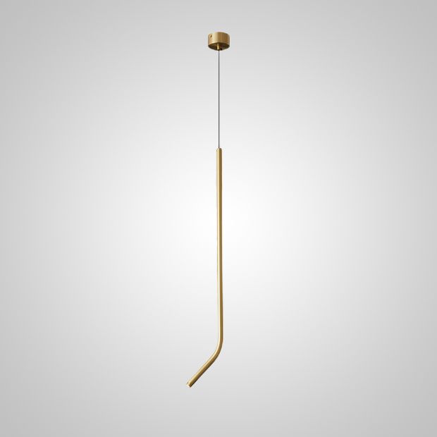 Подвесной светильник ZAKRIS B Brass 110*15*15 см, 1*LED*5W, 4000K, ImperiumLoft zakris01, Латунь