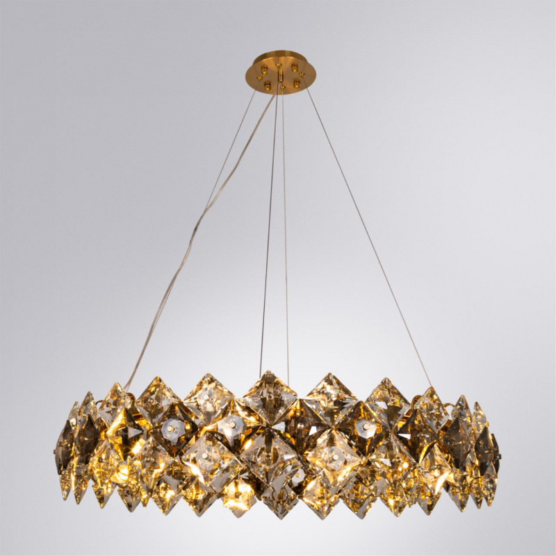 Светильник 80 см, Divinare Rosalinda 7204/17 LM-12, латунь