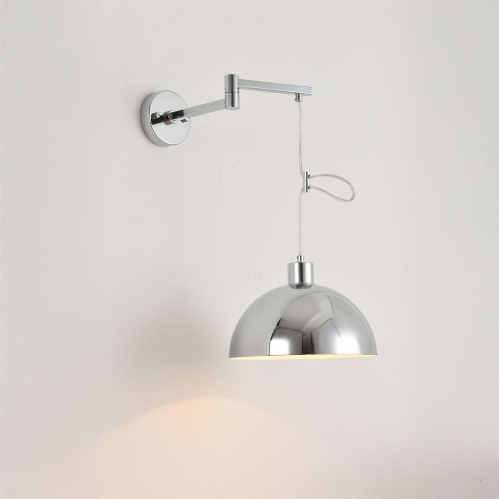 Бра 43*79*60-60 см, 1*E27*60W, Lumion Armina 8322/1W, хром