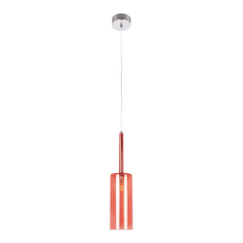 Подвесной светильник 8 см, 1*G4*5W хром Loft It Spillray 10232/B Red