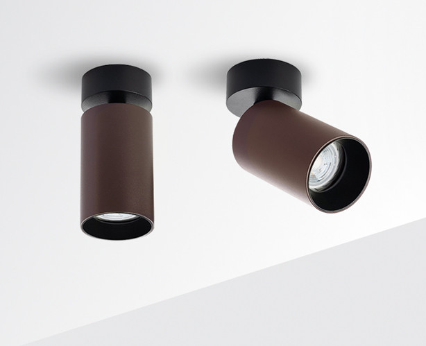 Светильник 6 см, DANNY coffee, коричневый кофейный