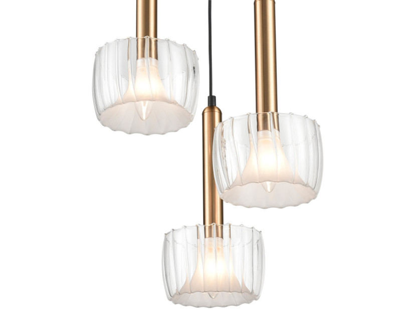 Подвесной светильник  35*157 см, 3*E14 черный, золото Vele Luce Kelly VL5454P03