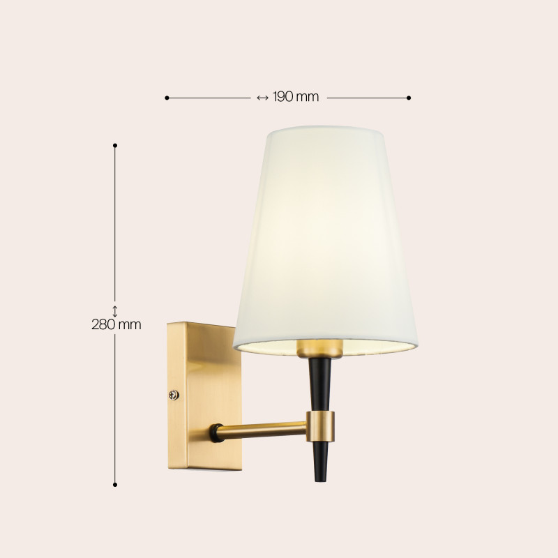 Бра Maytoni Zaragoza H001WL-01BS, латунь