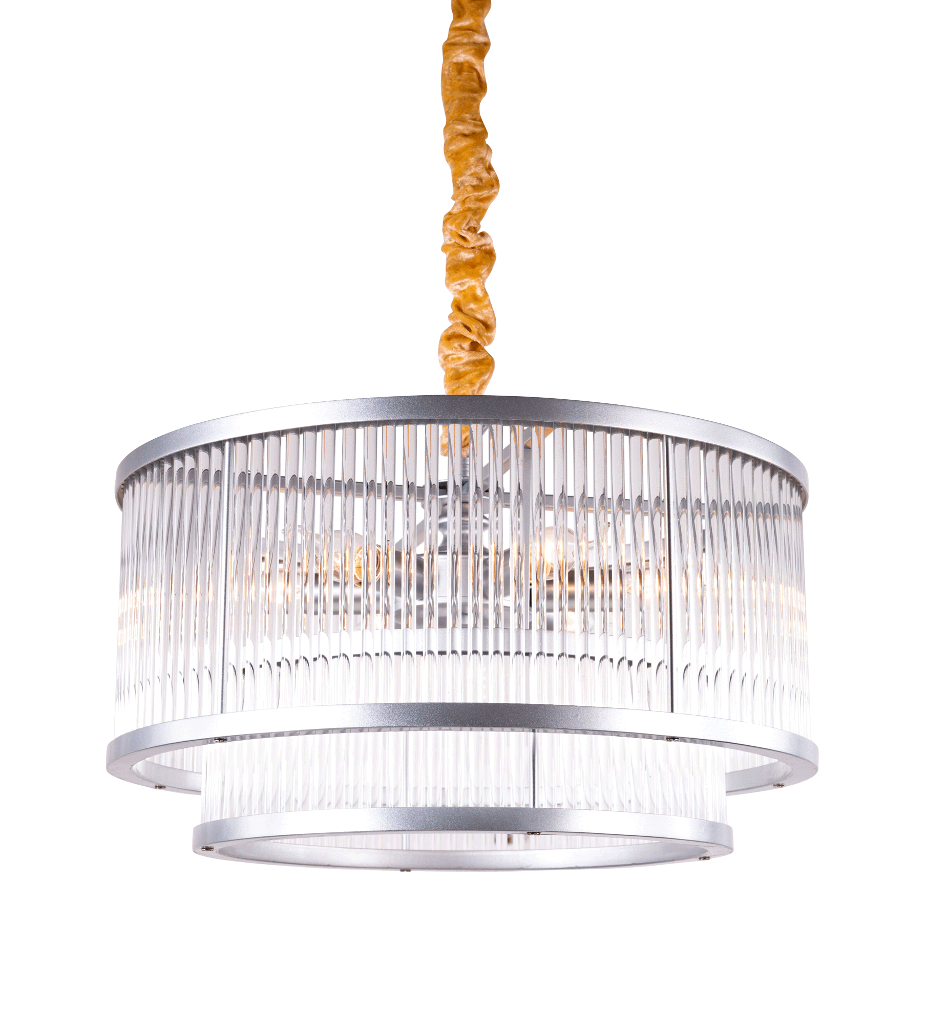 Люстра 500*310, 6*E14, 40W NewRgy Cristallo 2471W/6 SIL+CL, SIL+CL