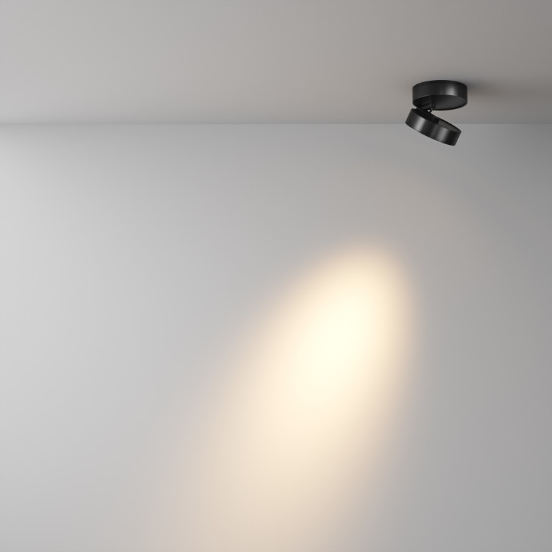 Светильник 8,5*8,5 см, LED 7W, 3000K Maytoni Alivar C022CL-L7B черный