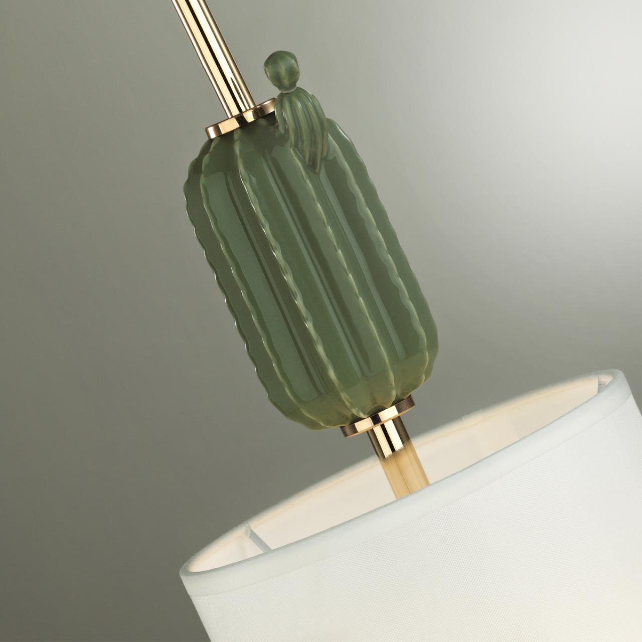 Подвесной светильник  18*18*48-199 см, 1*E14*40W Odeon Light Cactus 5425/1 золотой