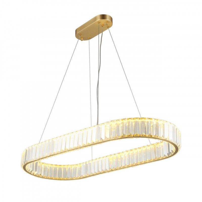 Подвесная люстра 80*35*30-160 см 70W, 3000K, Aployt Nicoletta APL.026.03.70, бронзовый