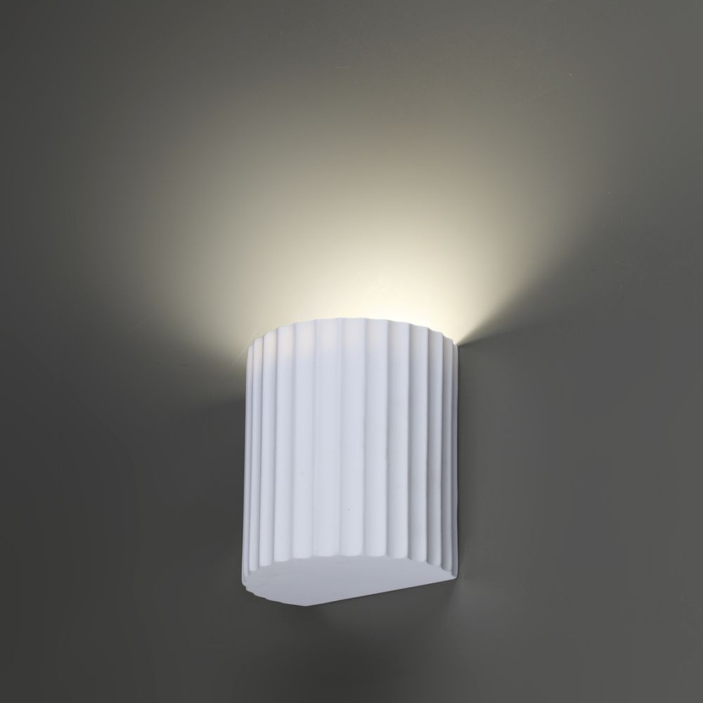 Светильник 12 см, Novotech 371015, белый гипс