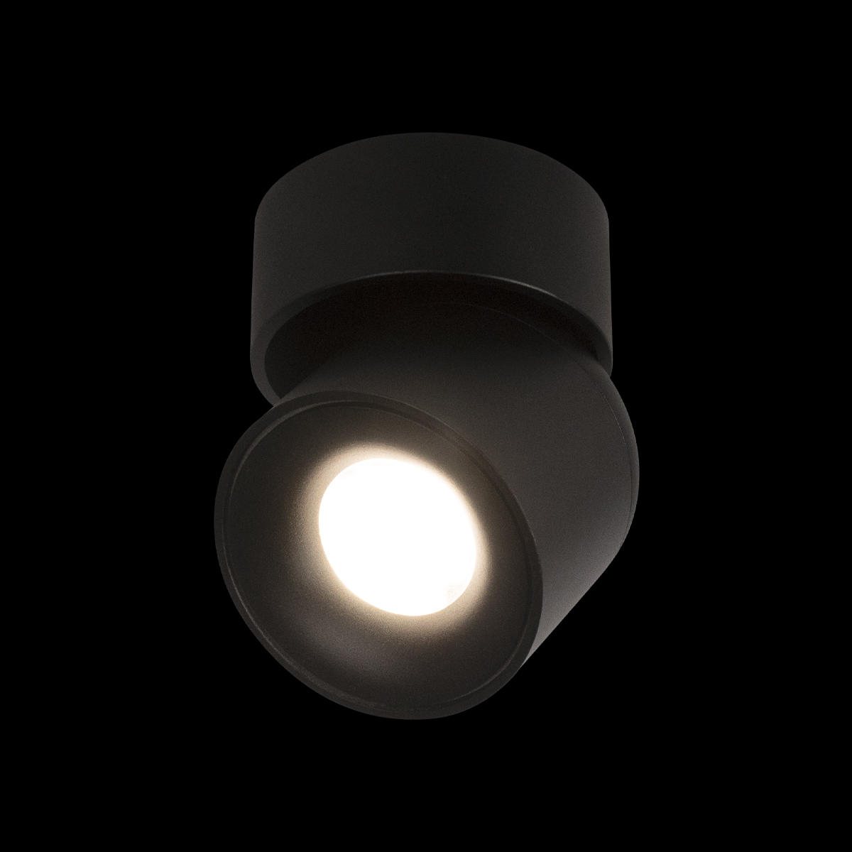 Светильник 8 см, 7W, 3000K, Loft It Tictac 10180 Black 3000K, черный
