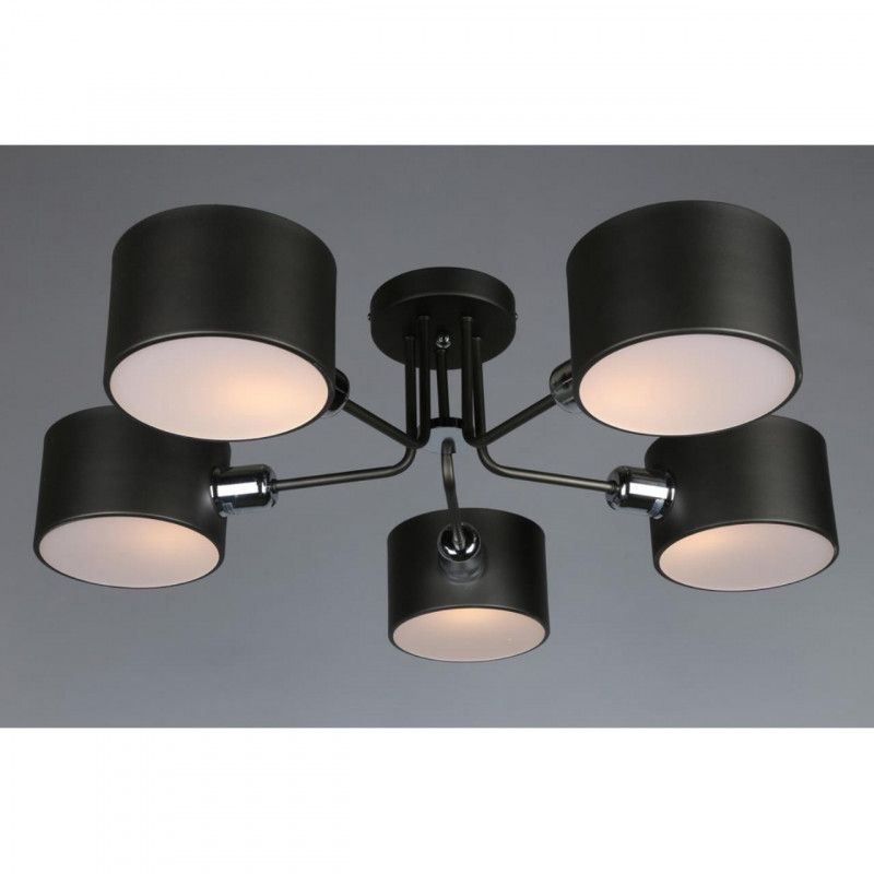 Люстра 70*32 см, 5*E27, 40W, Omnilux Omnilux 545 OML-54507-05, коричневый