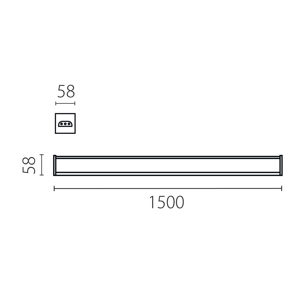 Светильник линейный 60W Trito Lightstar 456607