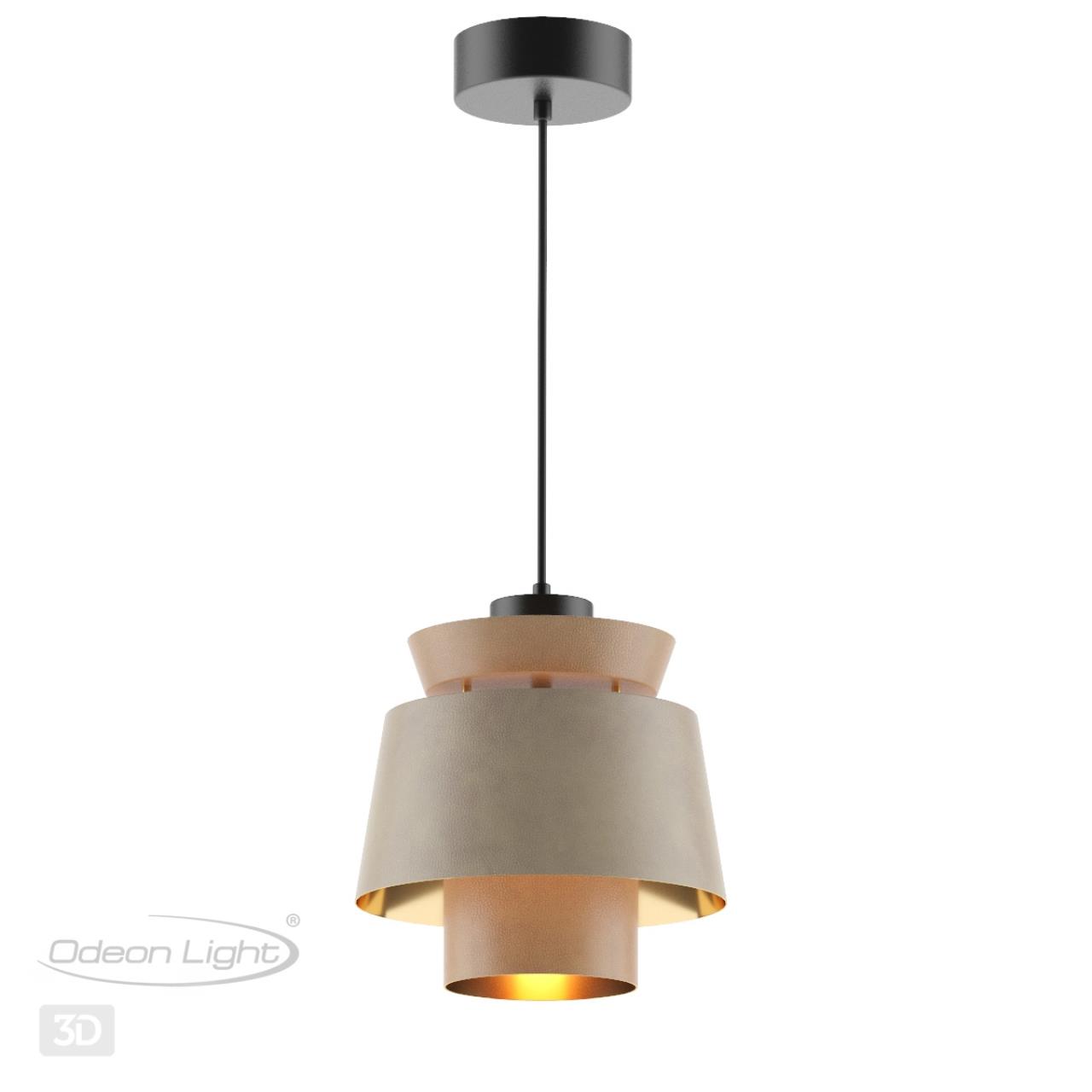 Светильник 25 см, Odeon Light KRESSA 4992/1, черный