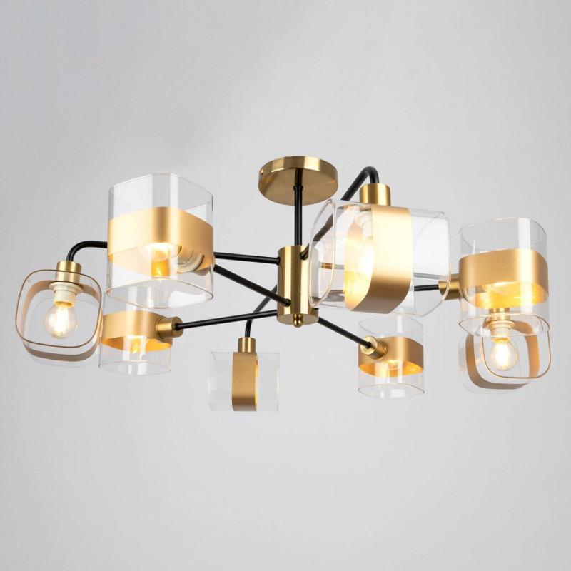 Люстра 76 см Citilux Бертон CL140181 бронза/черный