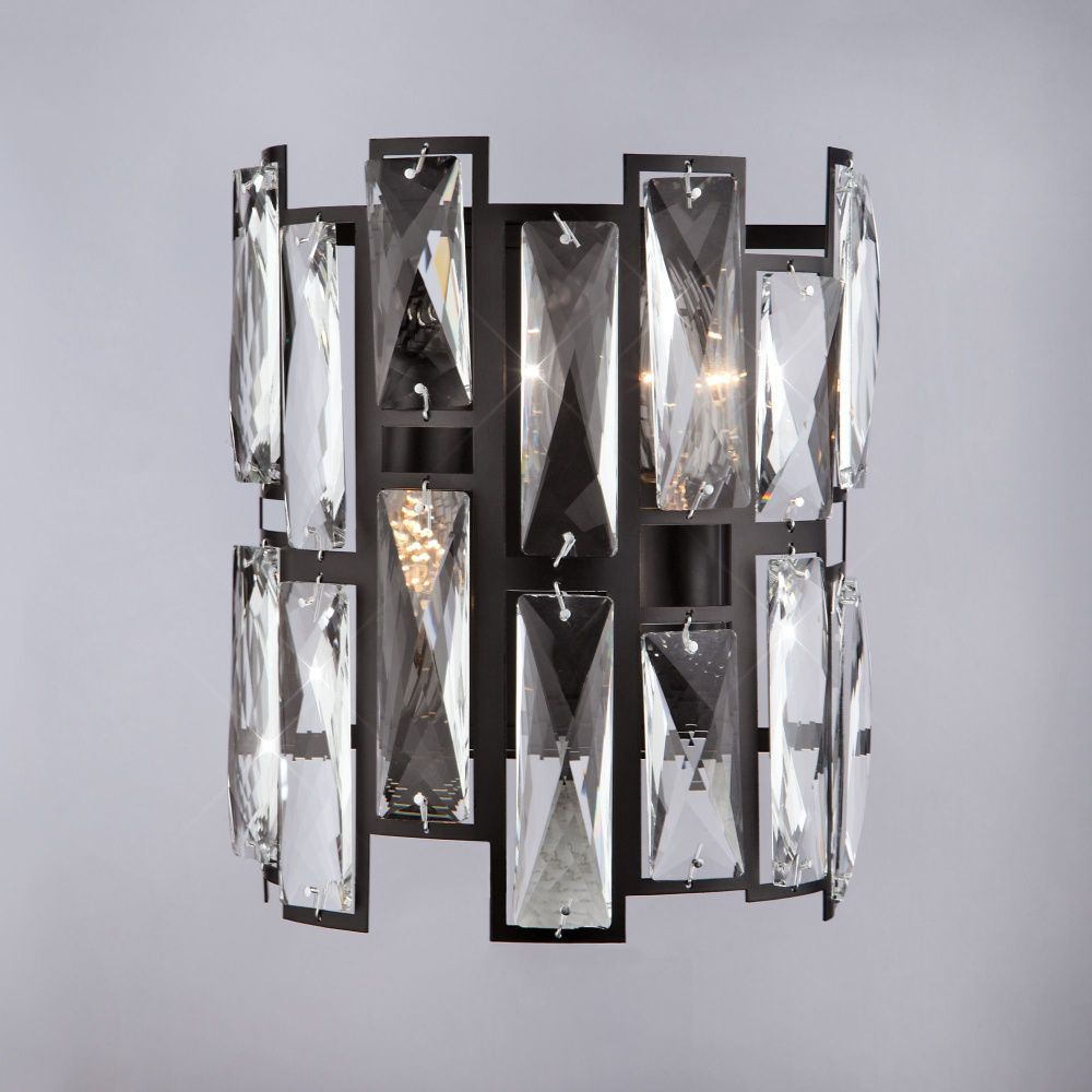 Бра 19*11,5*24 см, 2*E14*60W, Bogate's Frammenti 352/2, черный, a055310