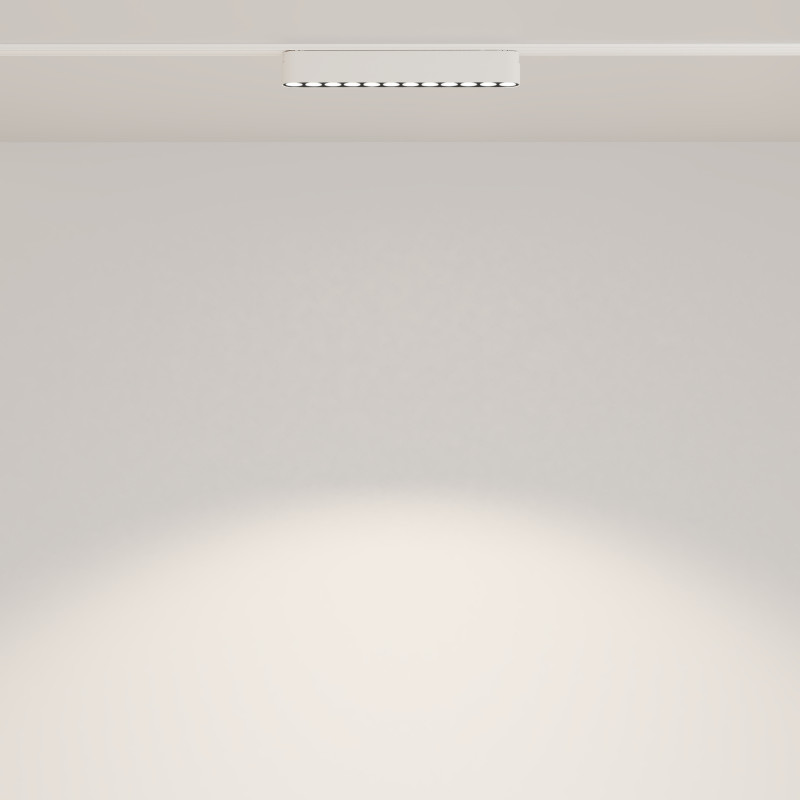 Трековый светильник 2,6*22,2*2,9 см, LED 12W, 4000К, Белый Maytoni Points TR082-1-12W4K-M-W