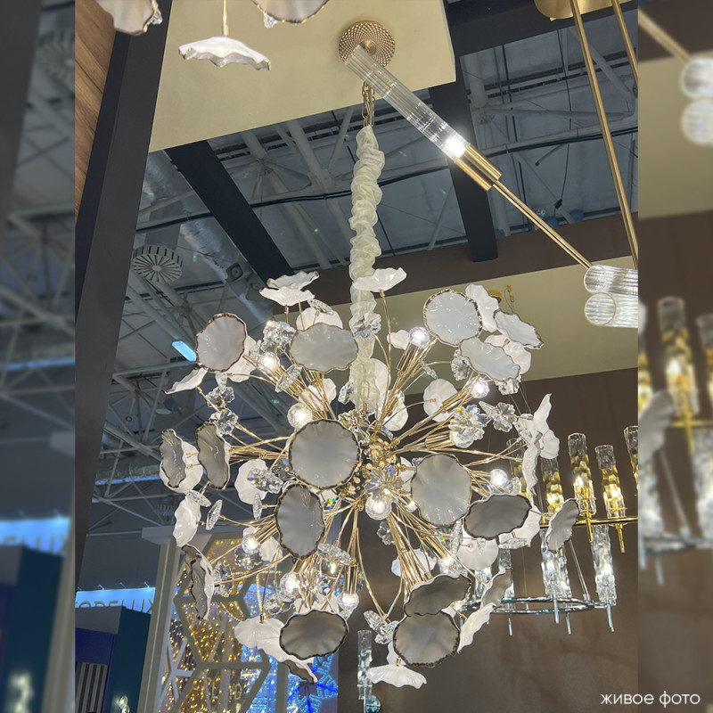 Светильник 69 см, Crystal Lux MARGO SP18, золото