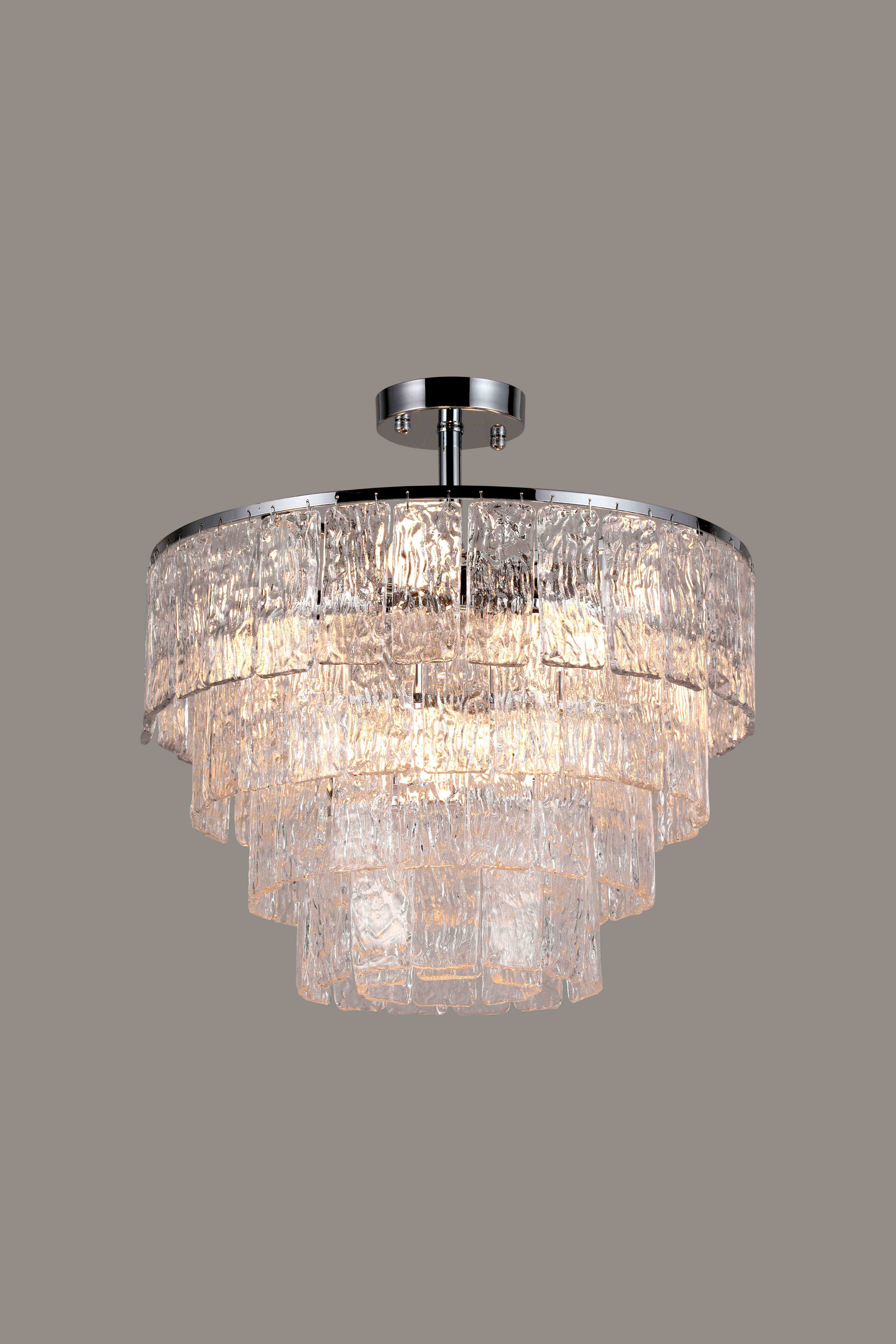 Люстра 500*450, 10*E14, 40W NewRgy Cristallo 5011/10CR CHROME+CLEAR LIGHT, Хром+Прозрачный