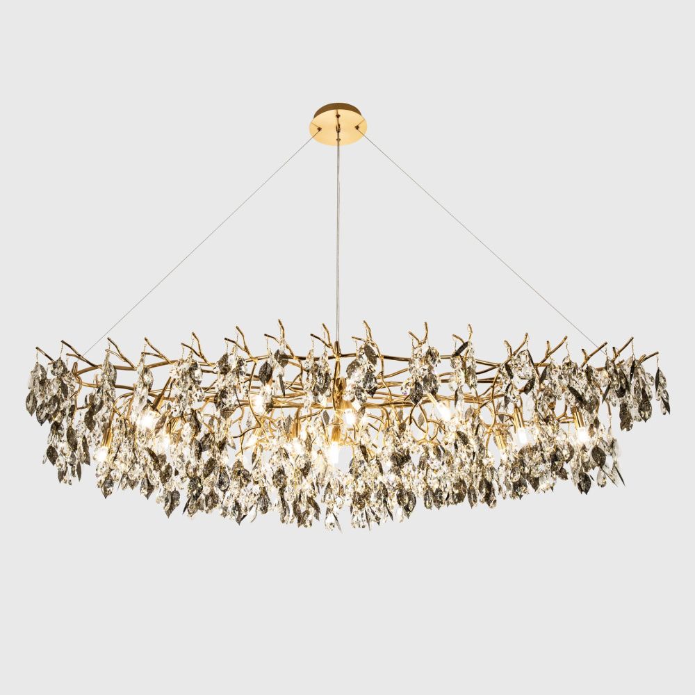 Подвесная люстра 160*70*100 см, G9 20xG9W, , Золото MODESTYLE MS.2111.1600 GD