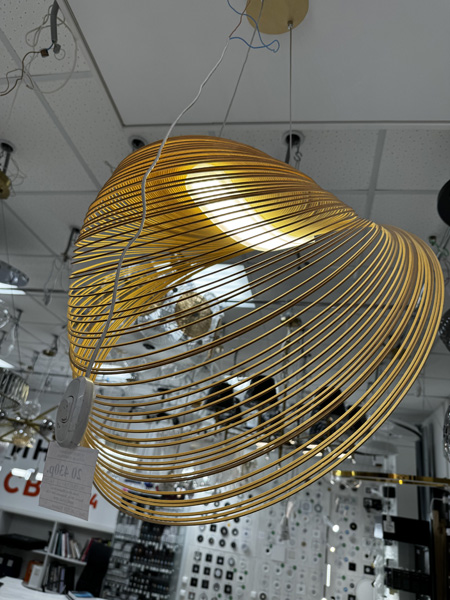 Светильник подвесной 60*200 см, LED 24W, 3000K, 8 м2 Wertmark Marta WE528.02.713, натуральный