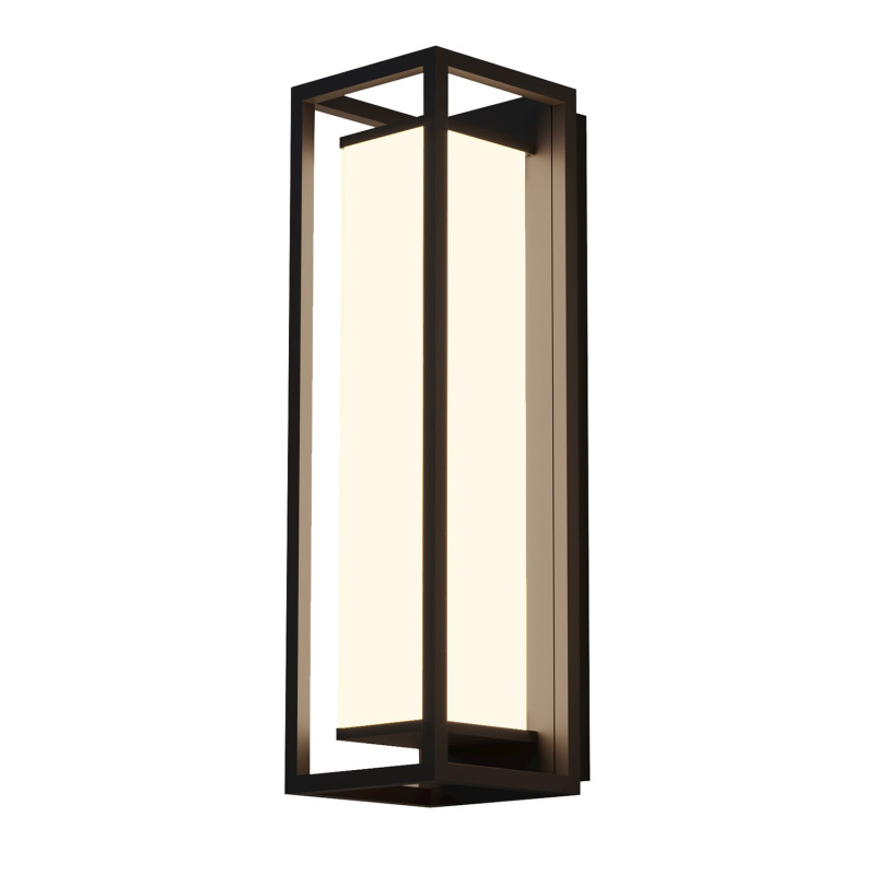 Светильник настенный 16,5*14*50 см, 1*LED, 17W, 3000К, Favourite Barer 4385-2W черный