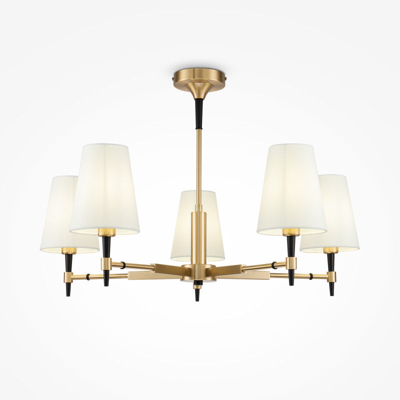 Подвесная люстра Maytoni Zaragoza H001CL-05BS, латунь, диаметр 78см