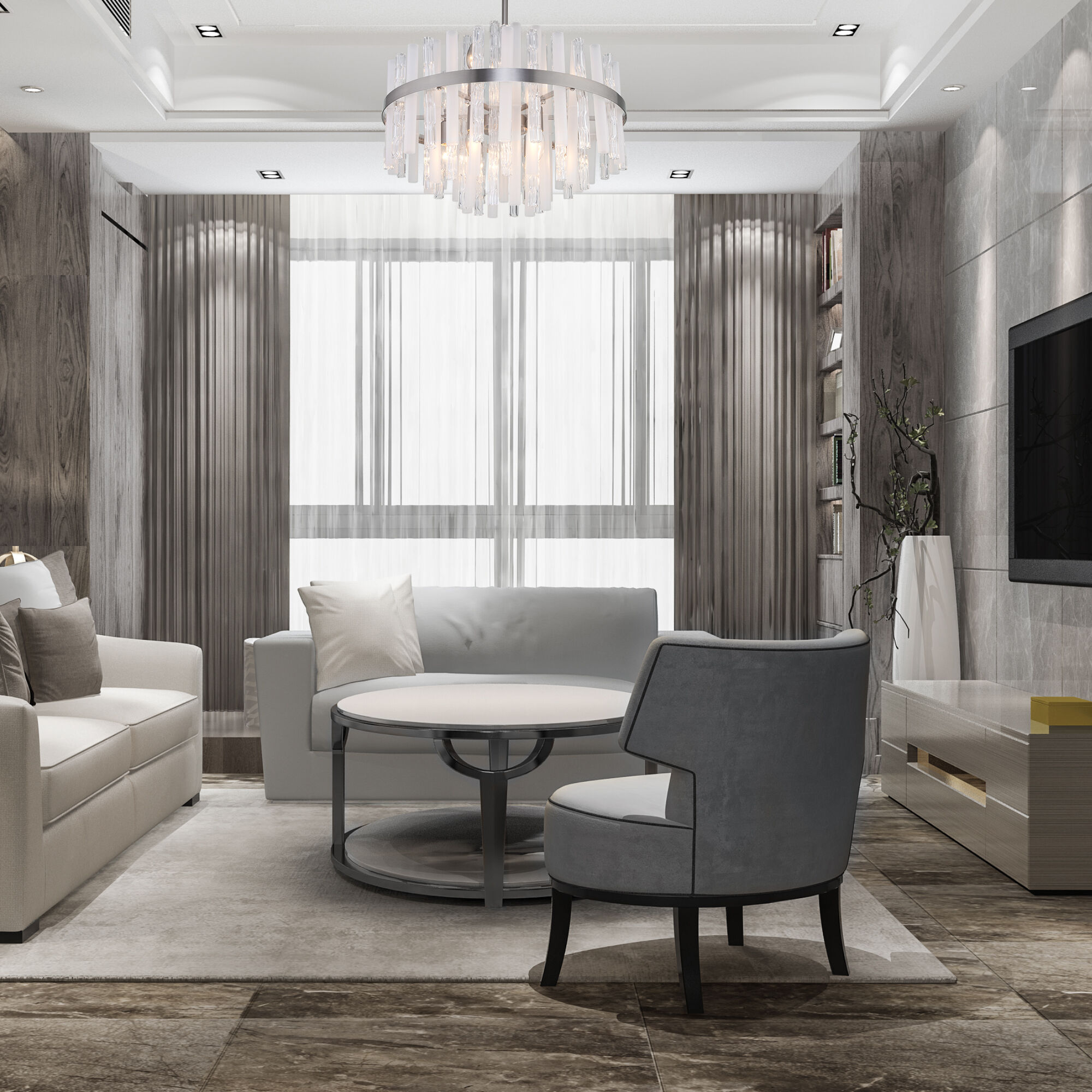 Потолочная люстра умный дом Bogate's Hollis 367/9 Smart