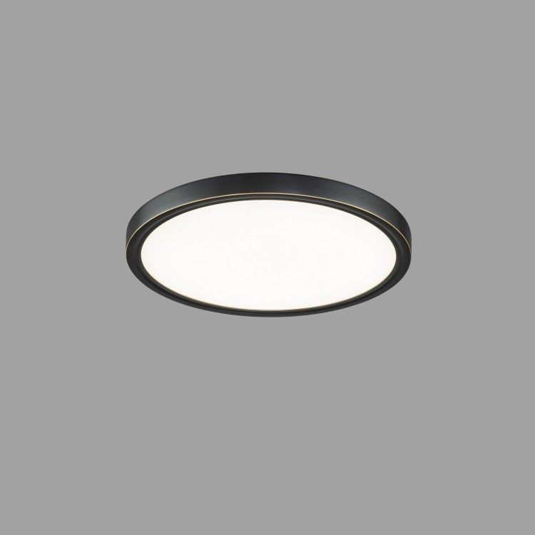 Светильник 30-2,5 см, 1*LED*24W, 3000K, Belfast Glenmore 8088-3H BL, Черный