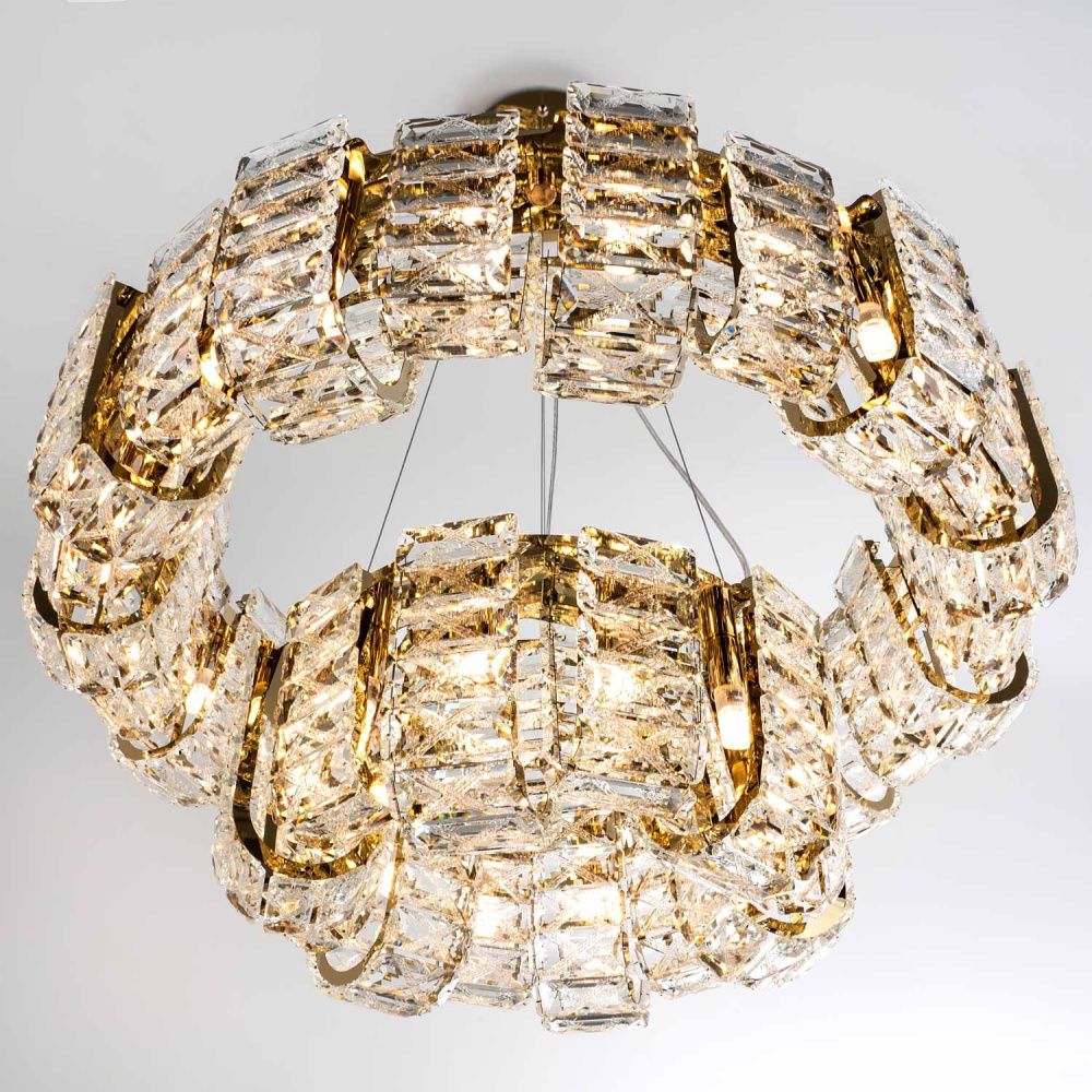 Подвесная люстра 80*60/120 см, 36*G9 MODELUX ML.755.36 GD золото