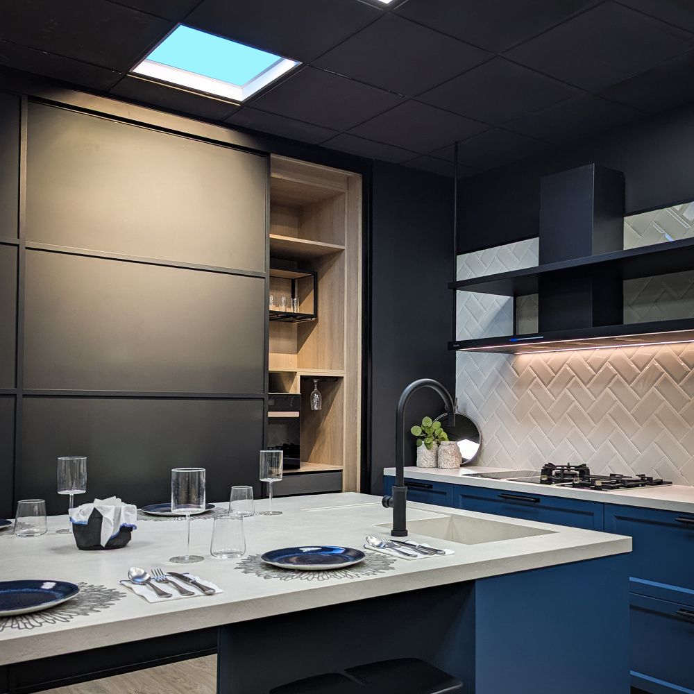 Встраиваемое светодиодное окно 59,5*59,5*8,05-8,05 см, *LED*60W, 4200K, Mantra Blue Sky MAN9095, белый