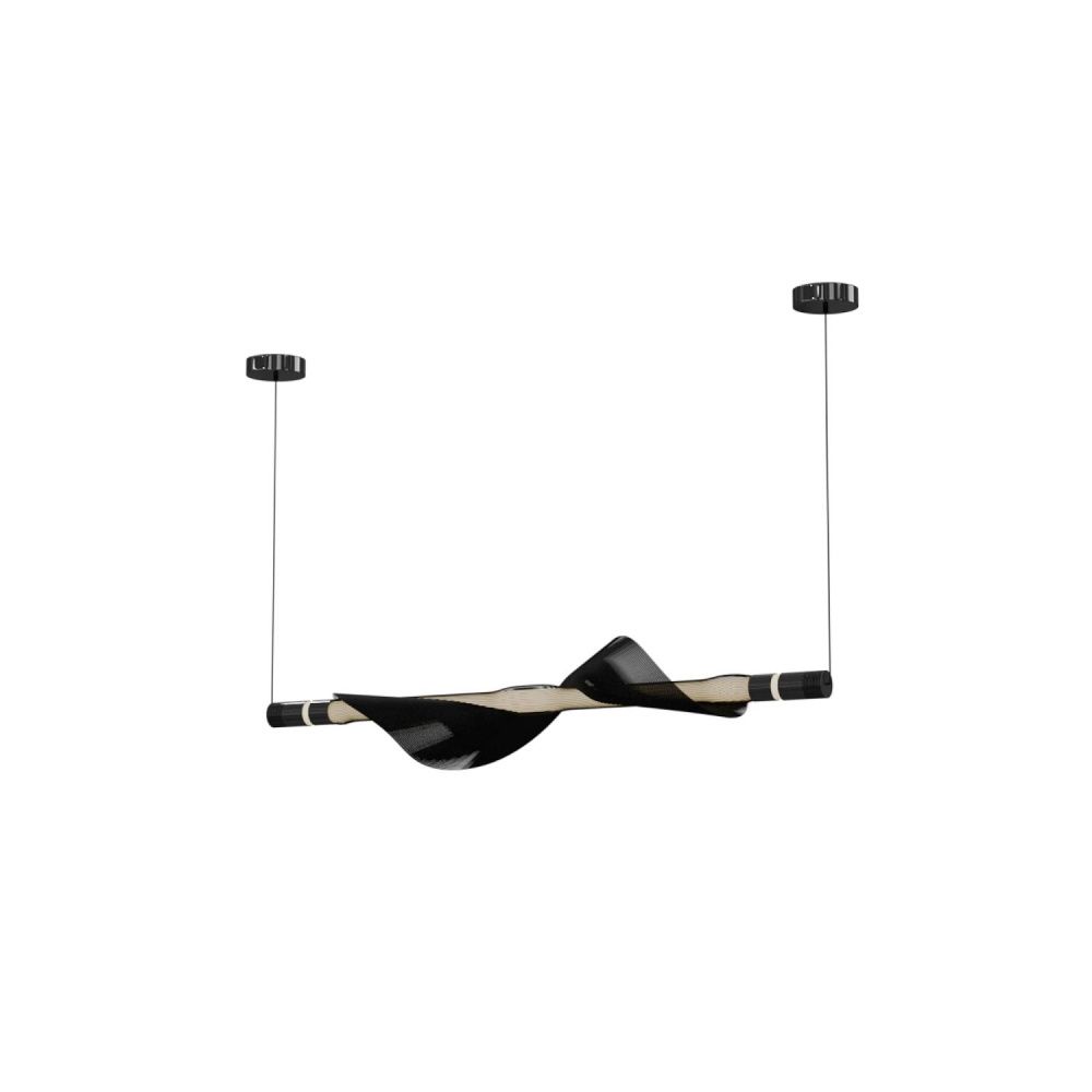 Светильник подвесной *104-300 см, 1*LED*29W, 3000K, Lightera Waves LE119L-98B, Черный