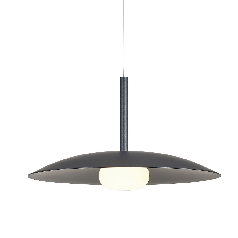 Подвесной светильник 46*180 см, *LED*12W, 3000K, Mantra Lidia MAN8977, темно-серый