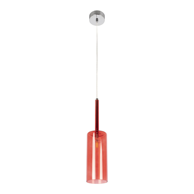Подвесной светильник 8 см, 1*G4*5W хром Loft It Spillray 10232/B Red