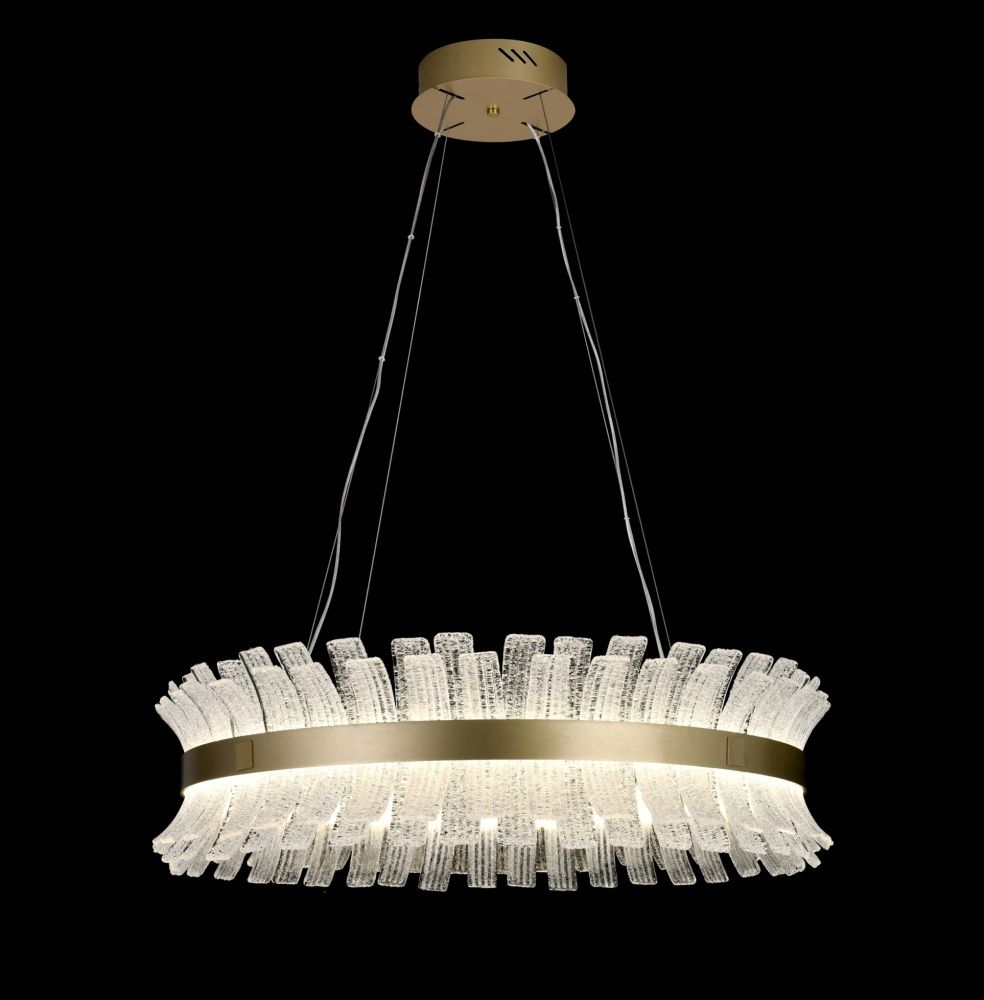 P7015/D600 BRONZE Люстра (RL) 60W 3000-6000K*LED, Ø600 x H215 (1415), Rilon BRONZE (Бронза)