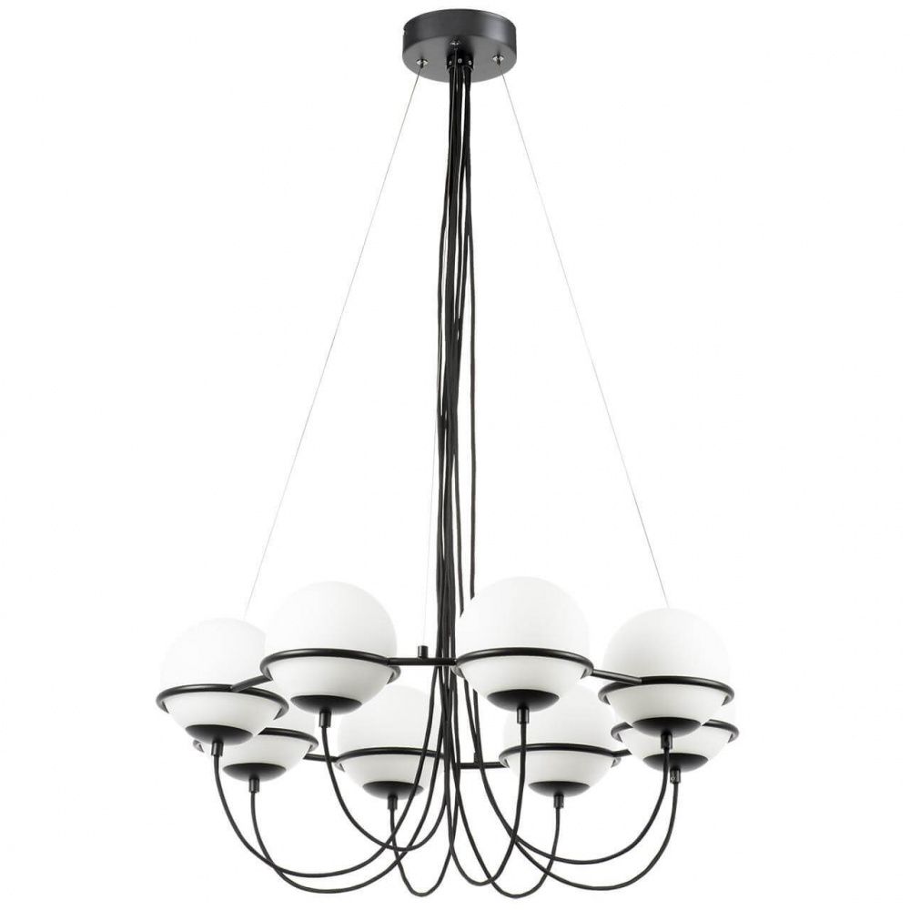 Подвесная люстра Lightstar Globo 803287, диаметр 75 см, черный