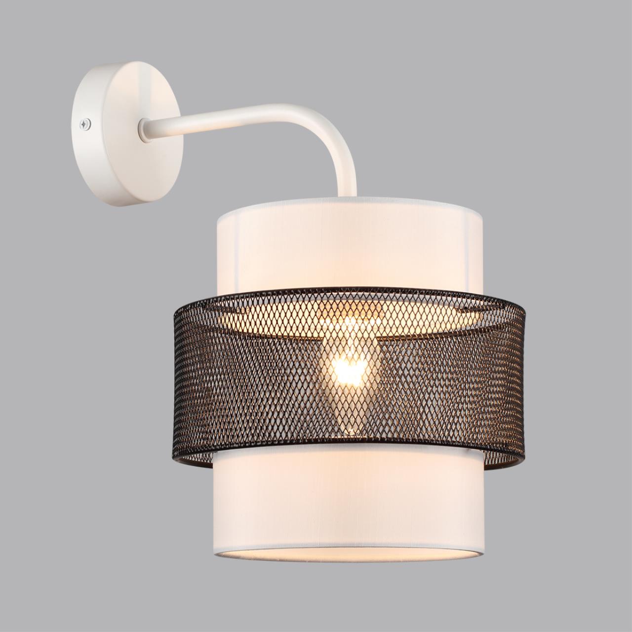 Бра 29*33 см, 1*E27 Lumion ANIMAISA 8002/1W черный, белый