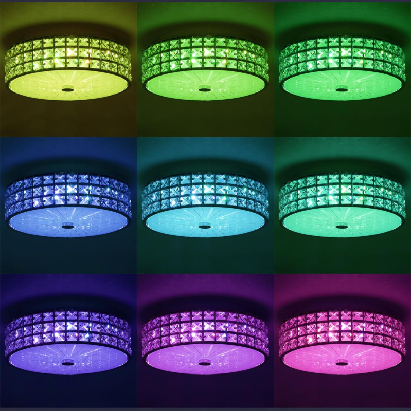 Светильник 31 см, 48W, 3000-5500K, Citilux CL32413G1, хром